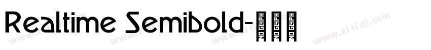 Realtime Semibold字体转换